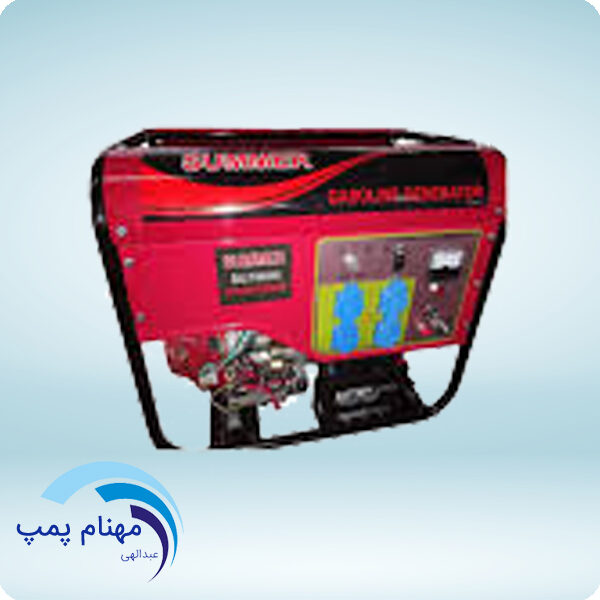 پمپ آب اصفهان | موتوربرق سامر بنزينی هفت کيلووات