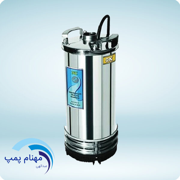 پمپ آب اصفهان | کفکش ان سی 15 متری بدنه استیل سه اینچ(NC)