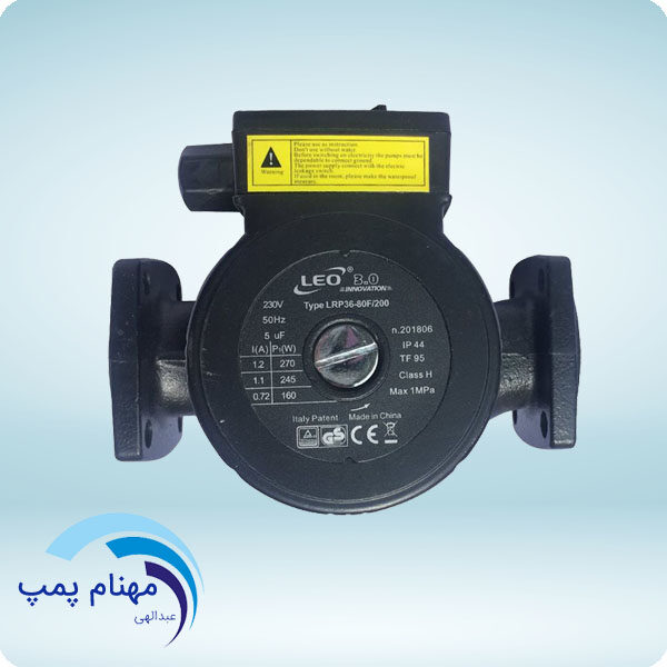 پمپ آب | پمپ آب لئو سیرکولاتور 1/4 و 1 اینچ فلنچی LEO LRP36-80F/200