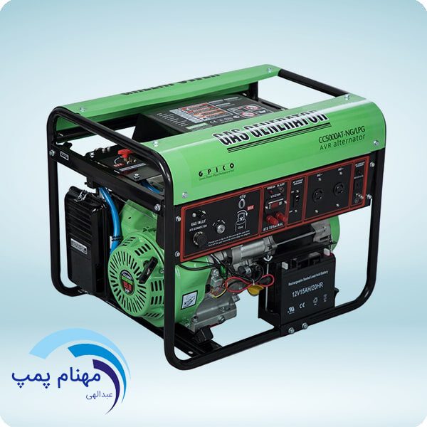 موتور برق گازی گرین پاور CC5000