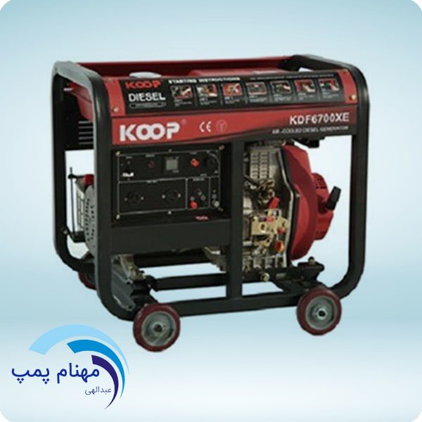 موتور برق دیزل کوپ 5 کاوا KDF6700XE