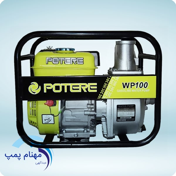 موتور برق بنزینی potere مدل‌ wp100