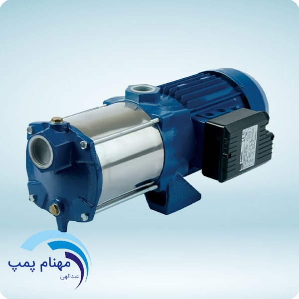 پمپ آب طبقاتی افقی سه فاز آبارا مدل Compact A 15